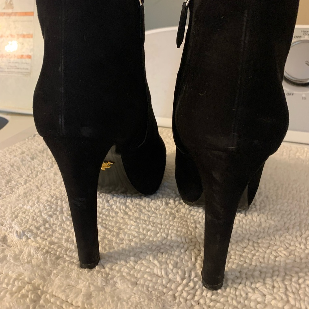 Prada (authentic) suede black boots size 37 - Picture 4 of 5